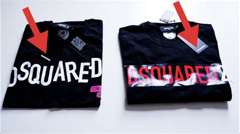 real vs dsquared t shirt